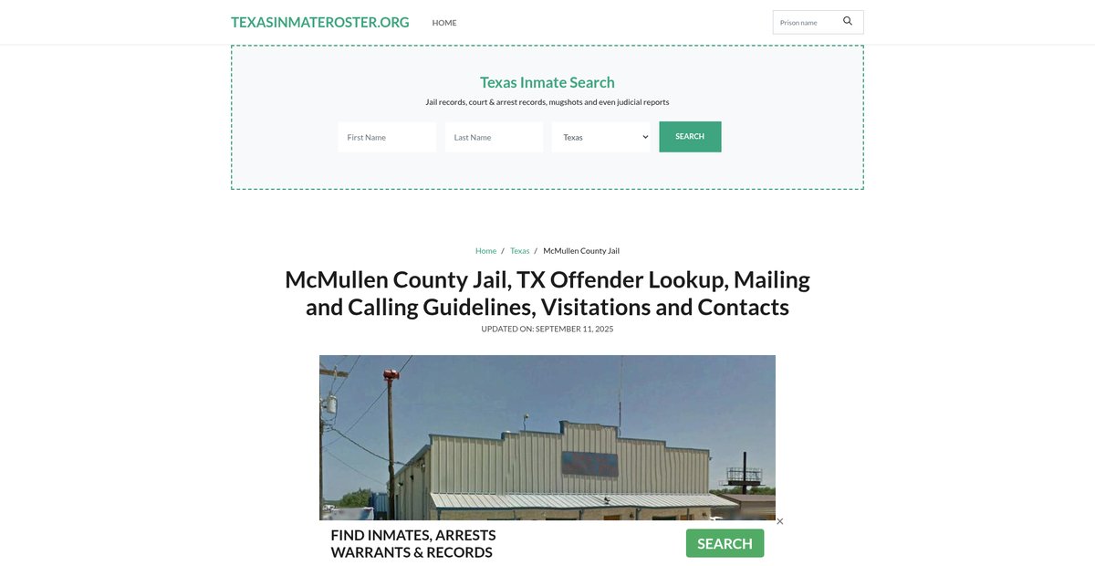 Preview of texasinmateroster.org