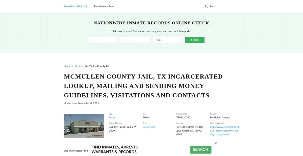Preview of texasinmates.org
