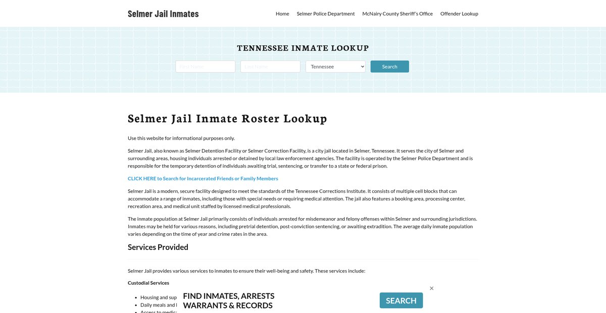 Preview of selmerjail.org