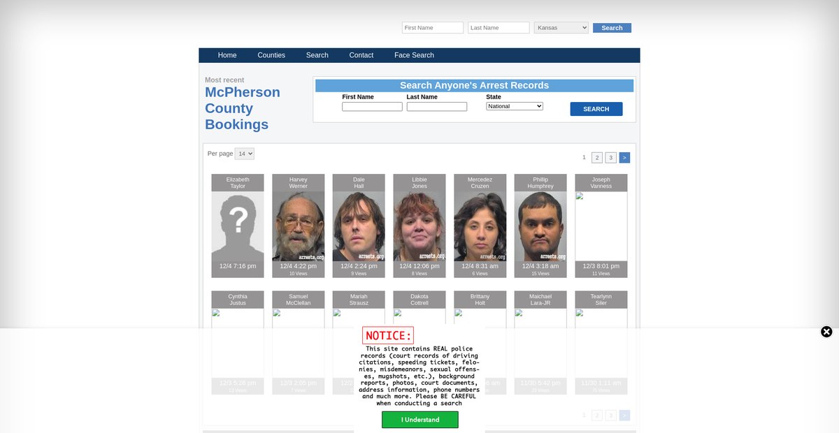 Preview of kansas.arrests.org