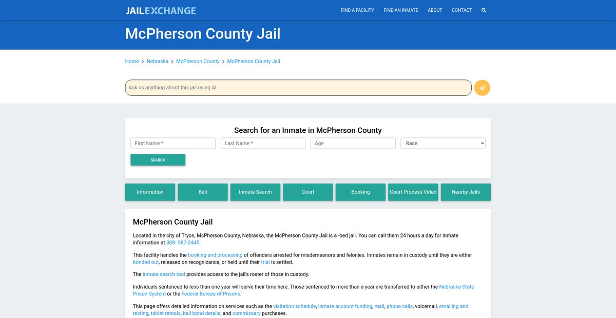 Preview of jailexchange.com