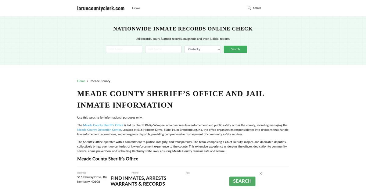 Preview of laruecountyclerk.com