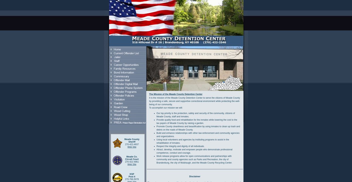 Preview of meadecountydetentioncenterky.com