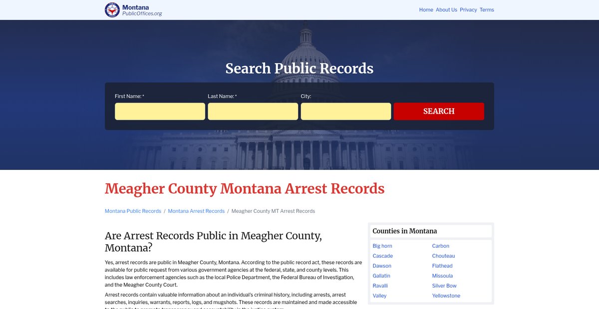 Preview of montana.publicoffices.org