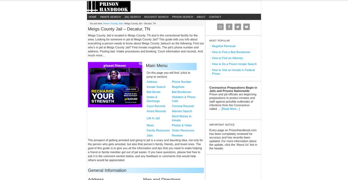 Preview of prisonhandbook.com