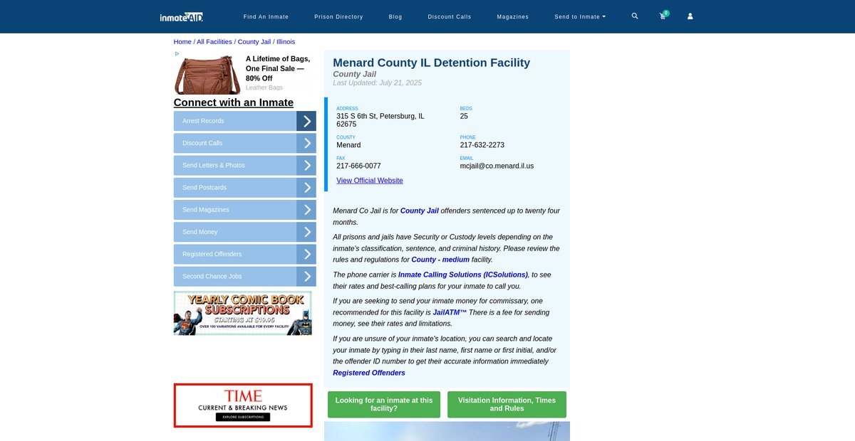 Preview of inmateaid.com