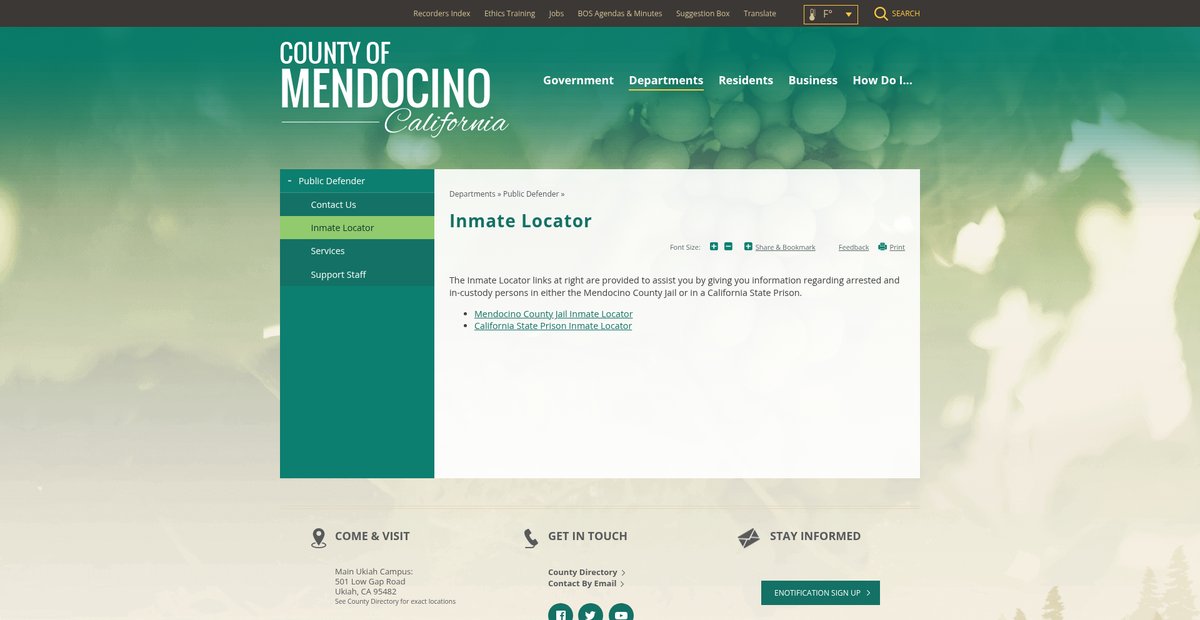 Preview of mendocinocounty.gov