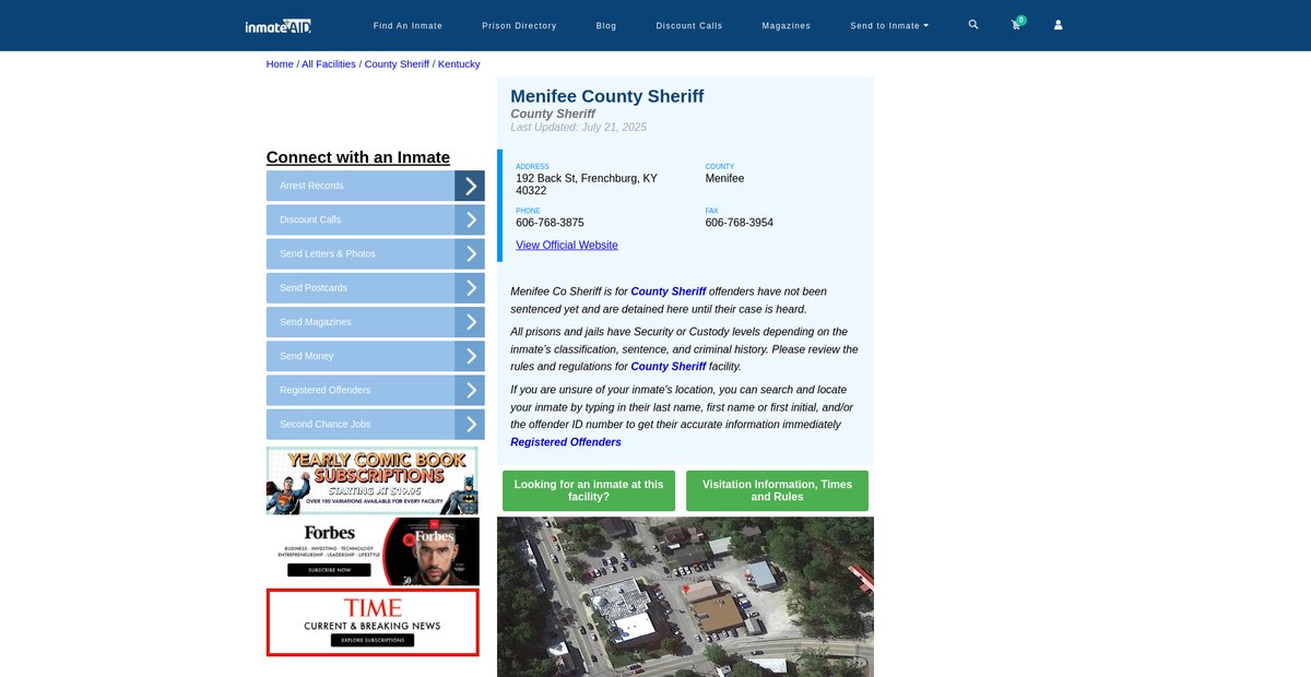 Preview of inmateaid.com