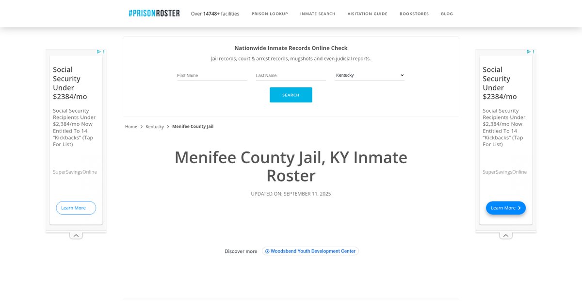 Preview of prisonroster.com