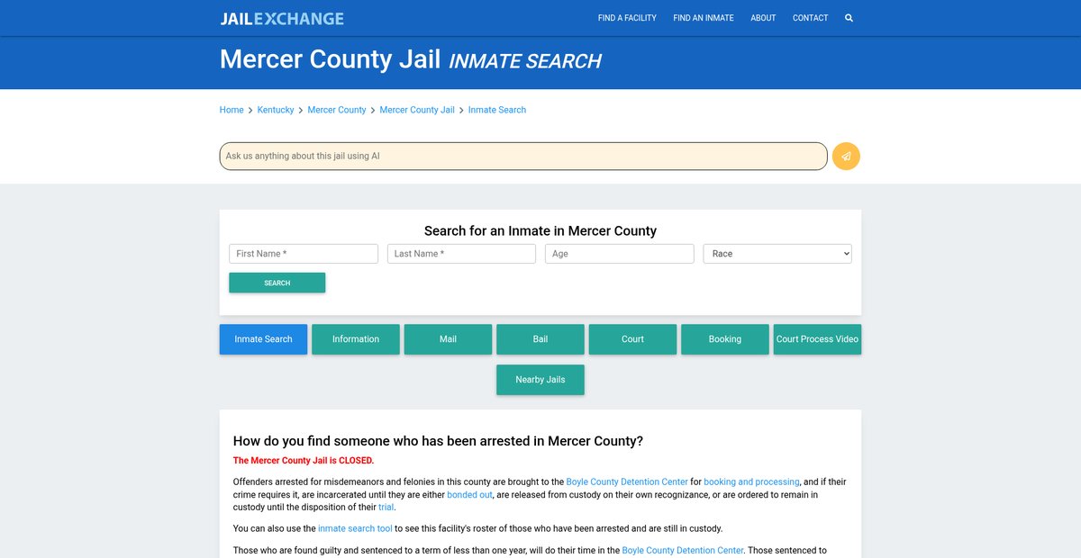 Preview of jailexchange.com