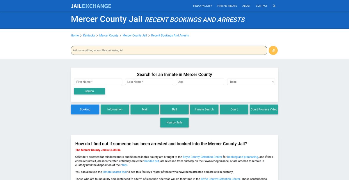 Preview of jailexchange.com