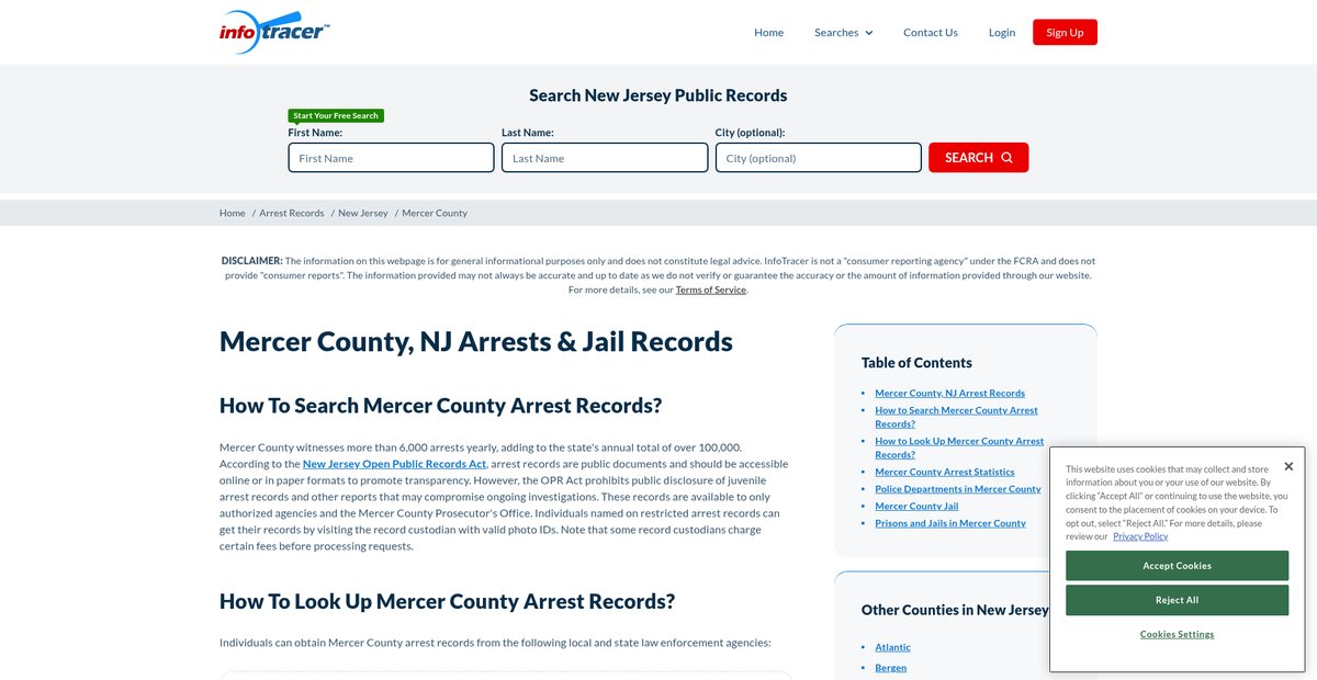 Preview of infotracer.com
