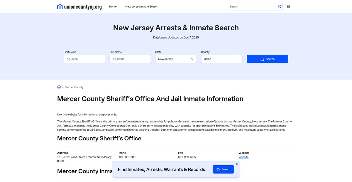 Preview of unioncountynj.org