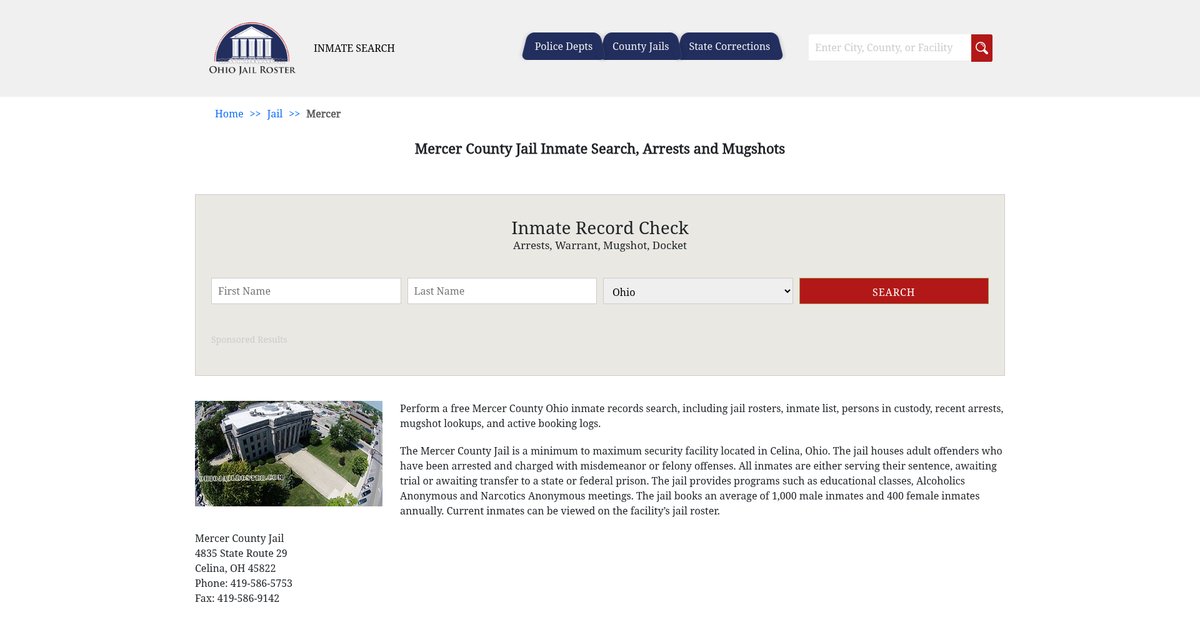 Preview of ohiojailroster.com