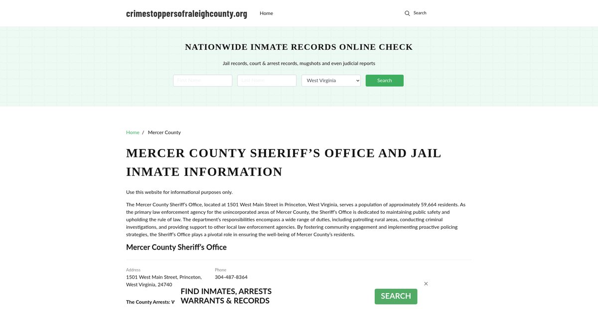 Preview of crimestoppersofraleighcounty.org