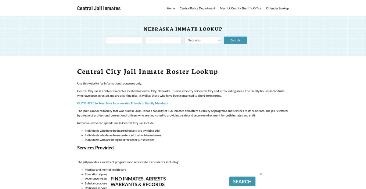 Preview of centralcityjail.org