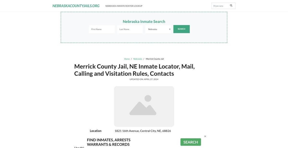 Preview of nebraskacountyjails.org