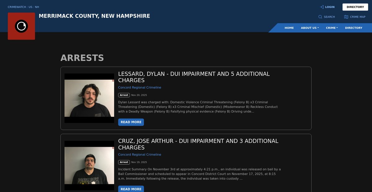 Preview of crimewatch.net