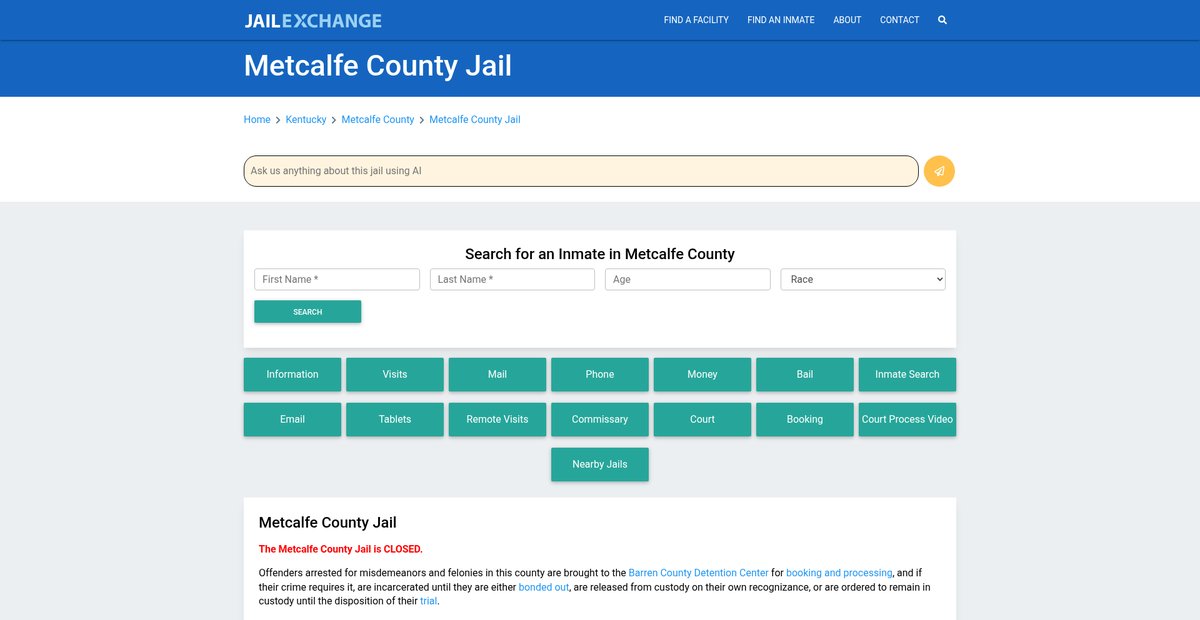 Preview of jailexchange.com
