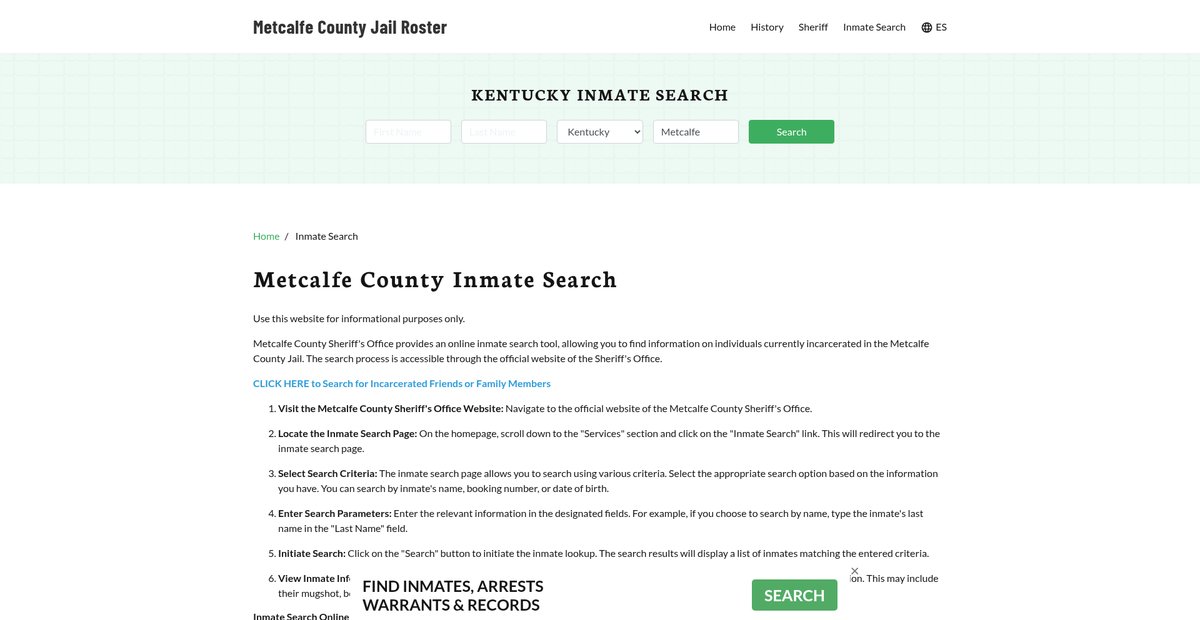 Preview of metcalfecountyjail.org