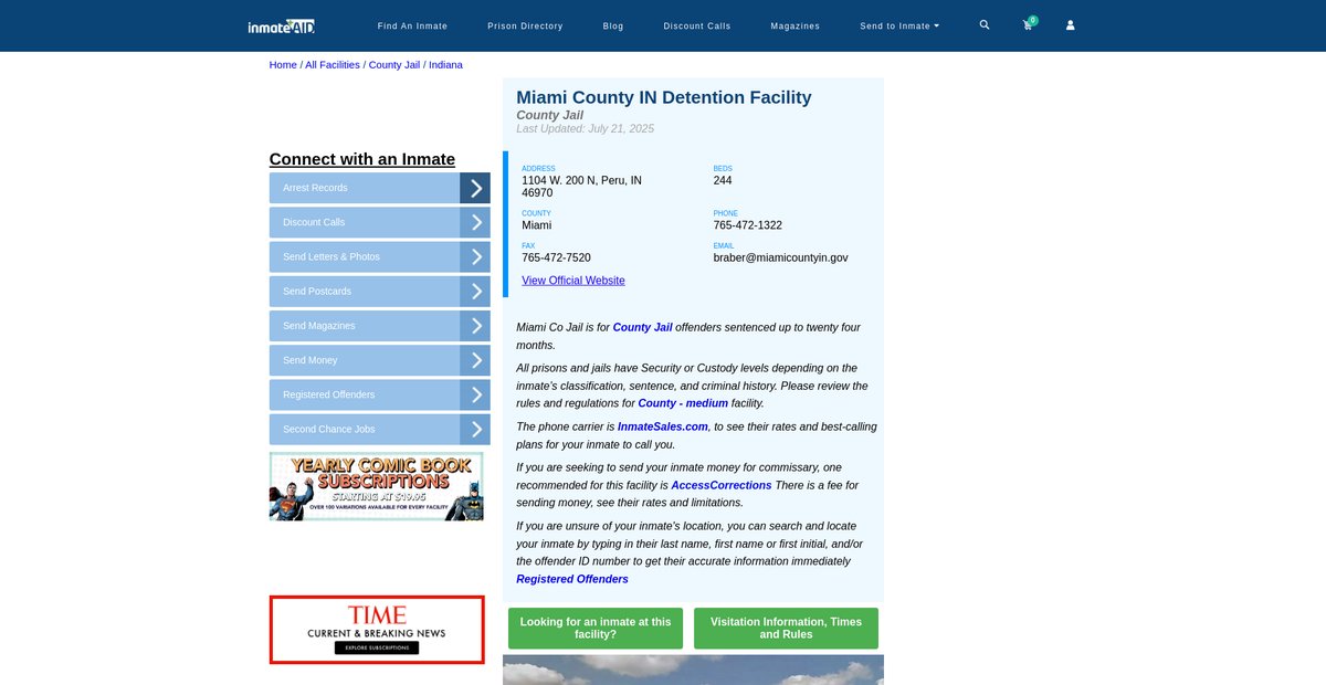 Preview of inmateaid.com