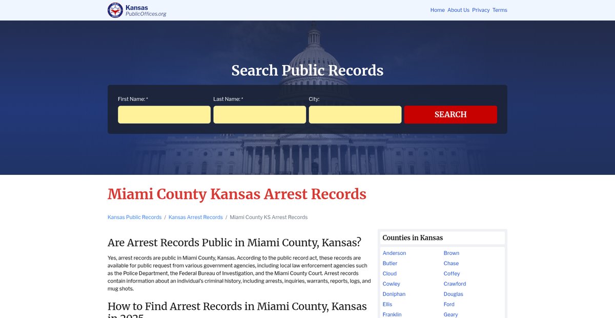 Preview of kansas.publicoffices.org