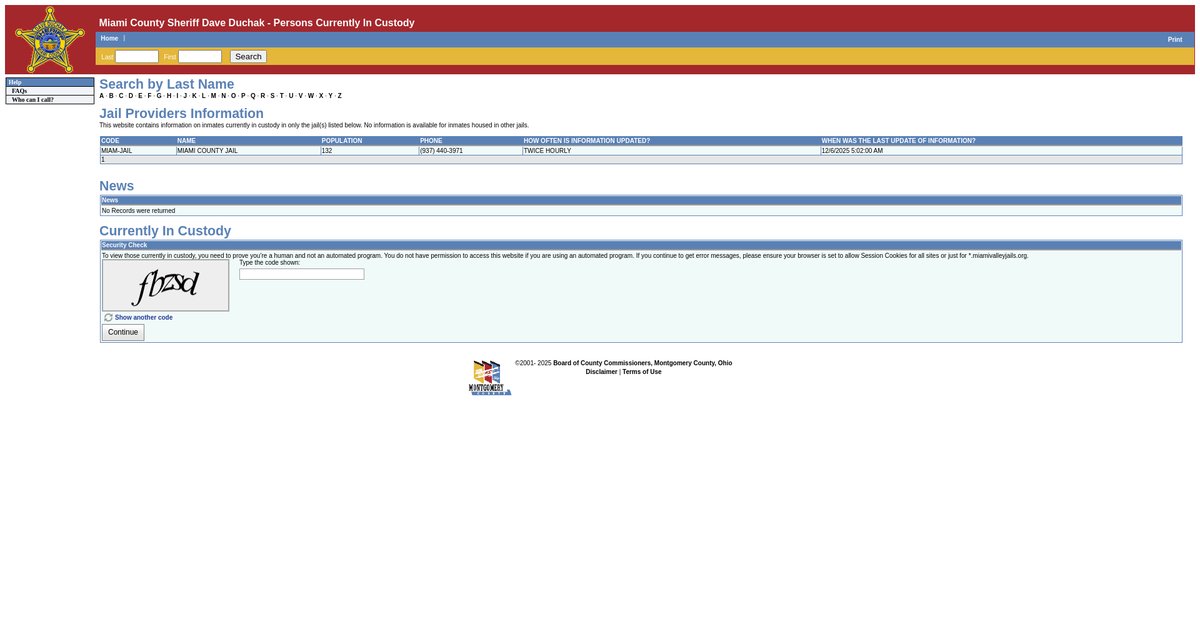 Preview of miami.miamivalleyjails.org