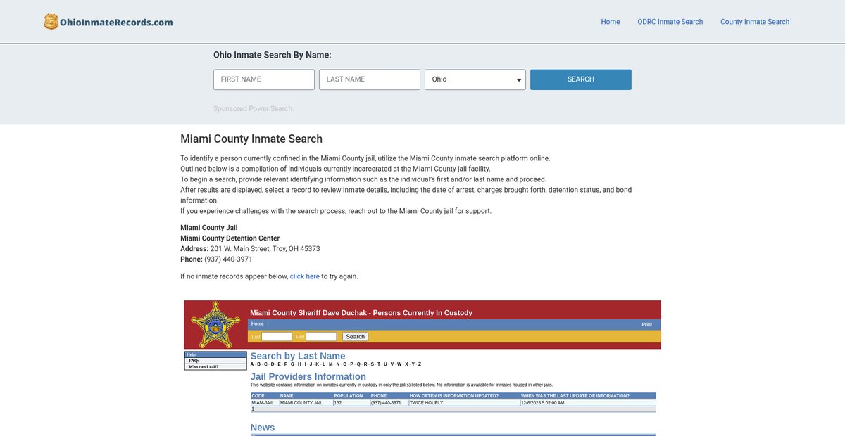 Preview of ohioinmaterecords.com