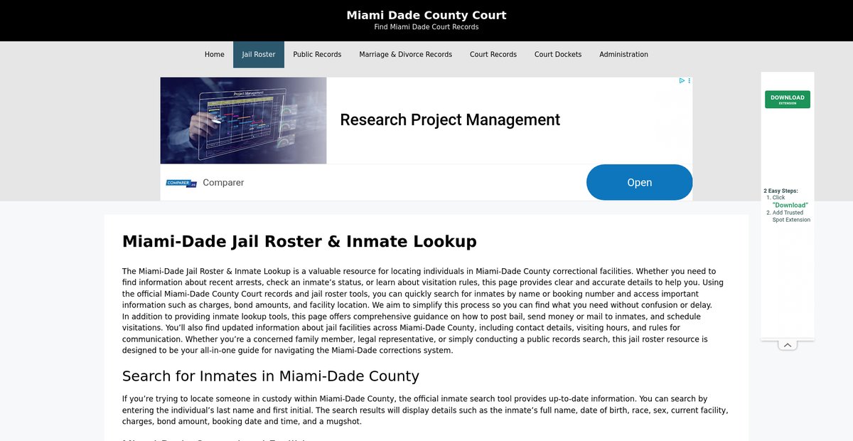 Preview of miamidadecountycourt.com