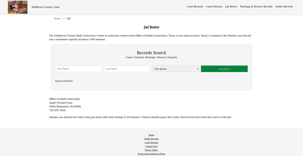 Preview of middlesexcountycourt.org