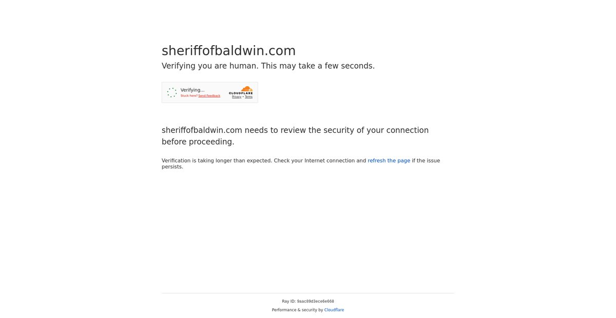 Preview of sheriffofbaldwin.com