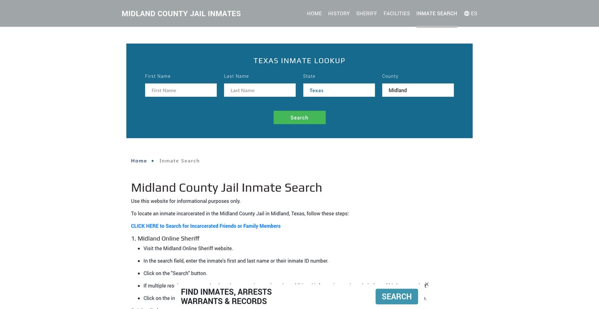 Preview of midlandjailroster.org