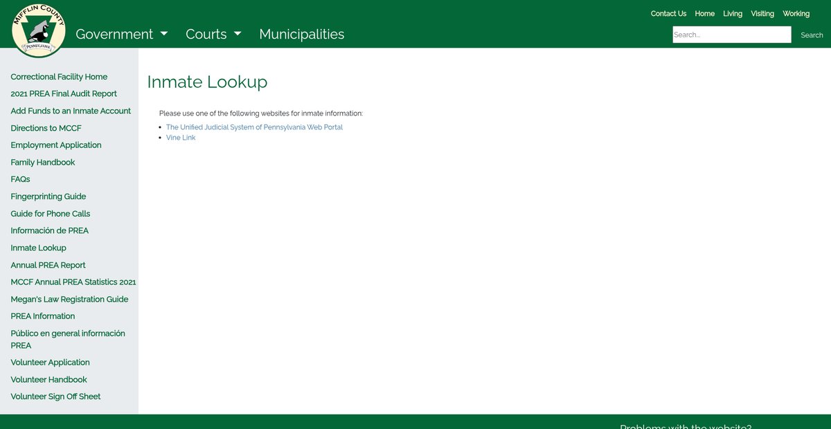 Preview of mifflincountypa.gov