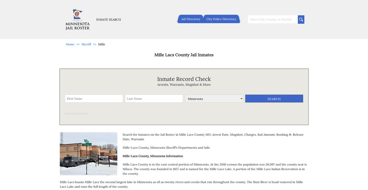 Preview of minnesotajailroster.com
