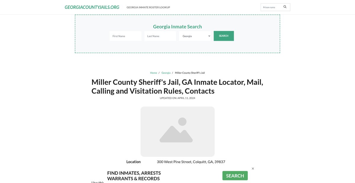 Preview of georgiacountyjails.org