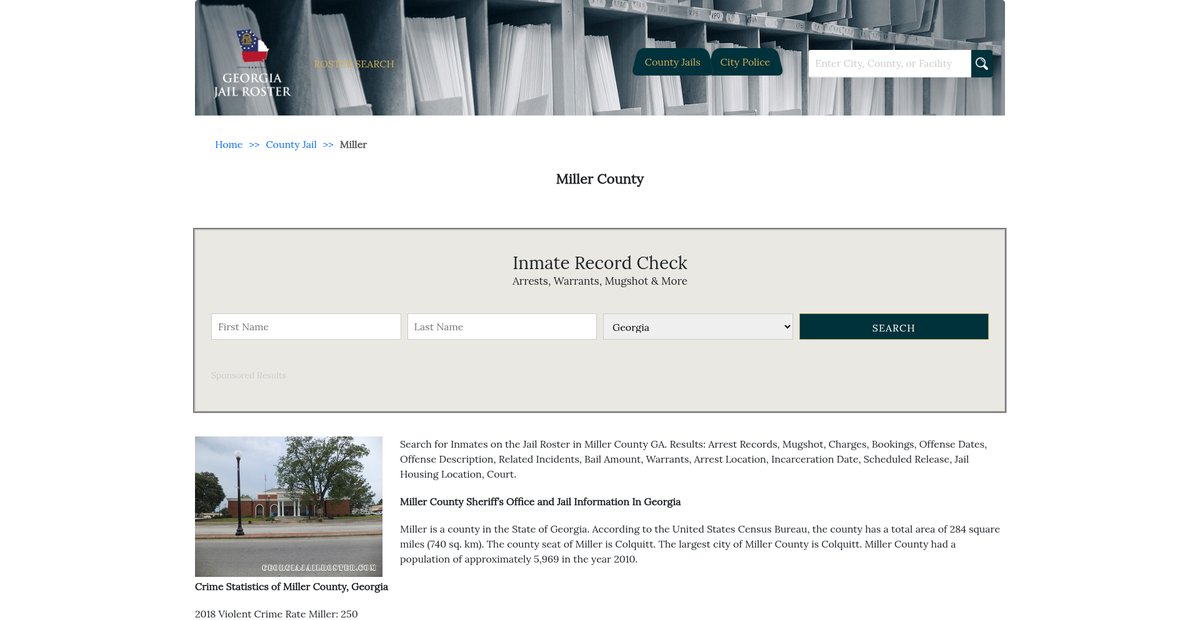 Preview of georgiajailroster.com