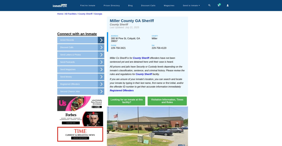 Preview of inmateaid.com