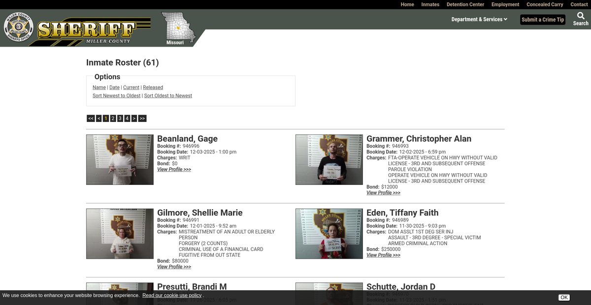 Preview of millercountysheriff.org