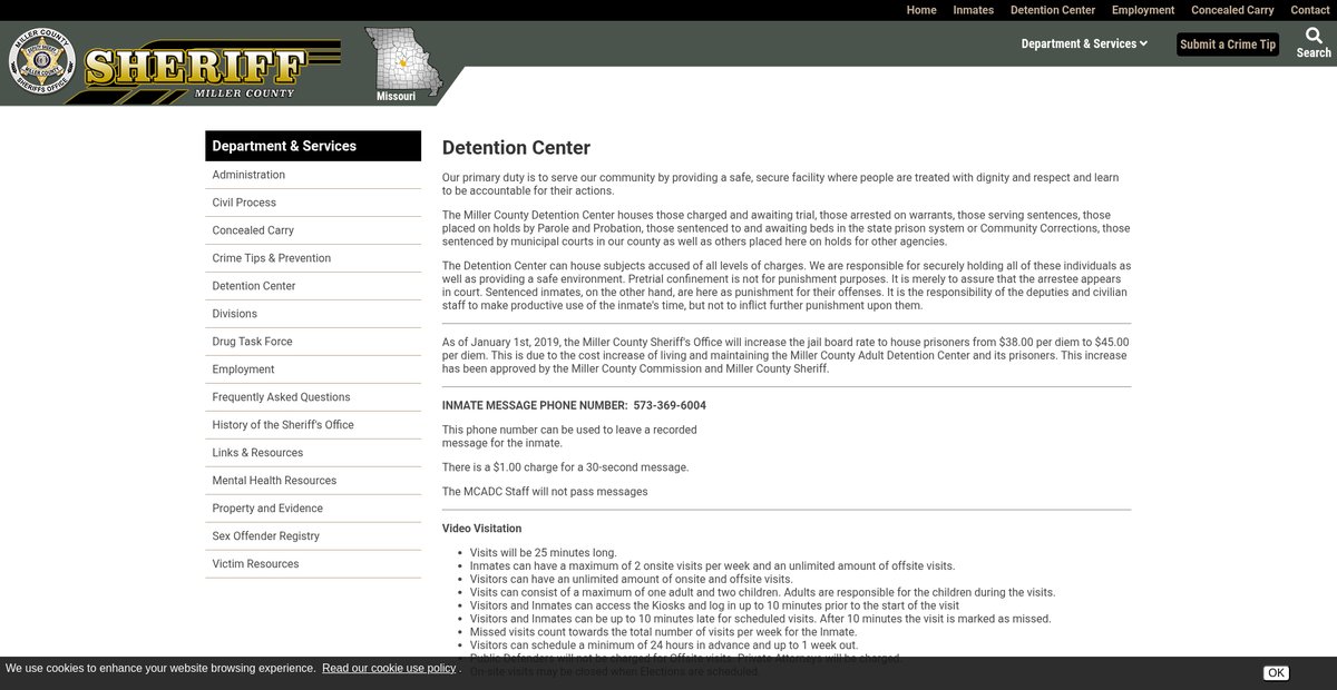 Preview of millercountysheriff.org