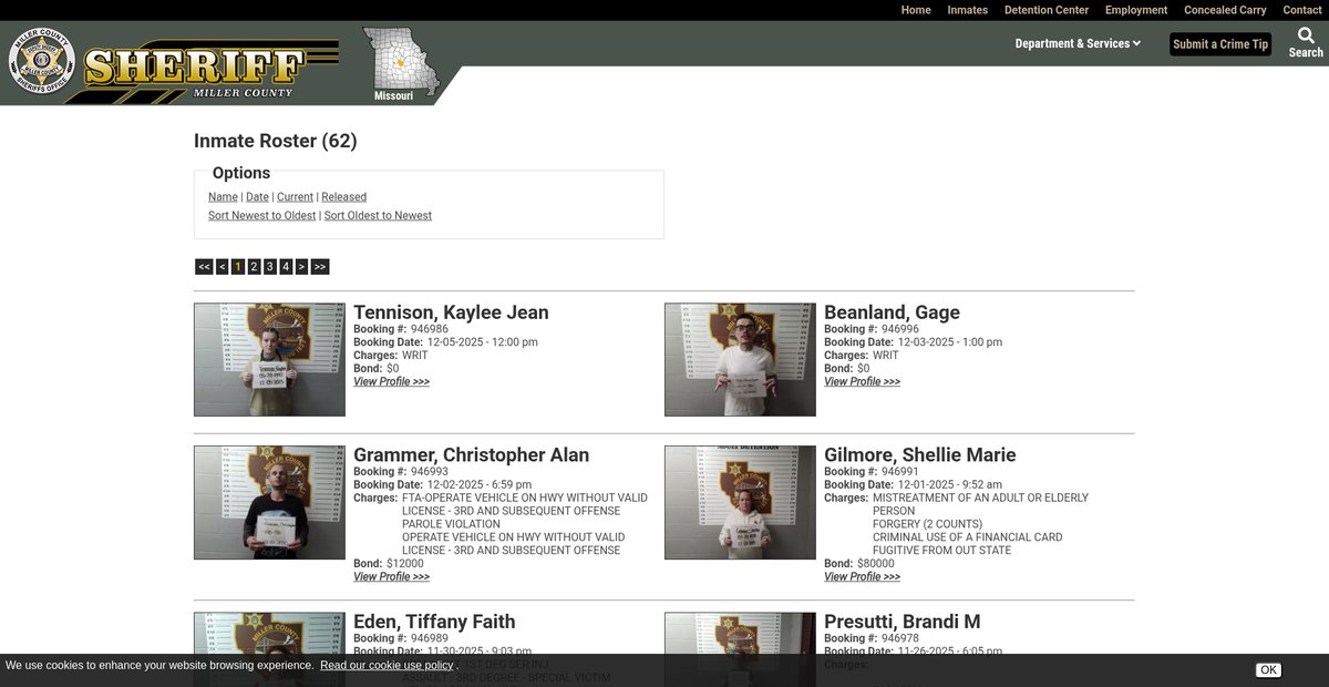 Preview of millercountysheriff.org