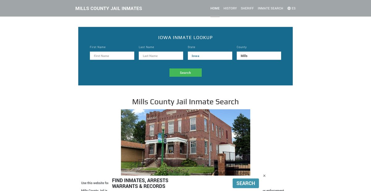 Preview of millsjailroster.org