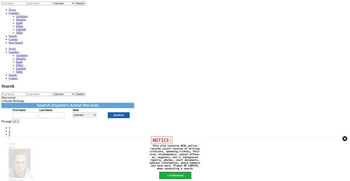 Preview of colorado.arrests.org
