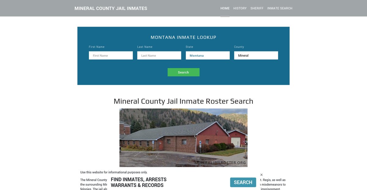 Preview of mineraljailroster.org