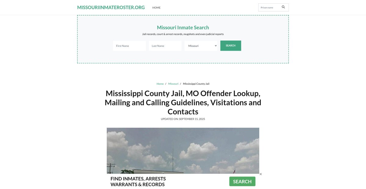 Preview of missouriinmateroster.org