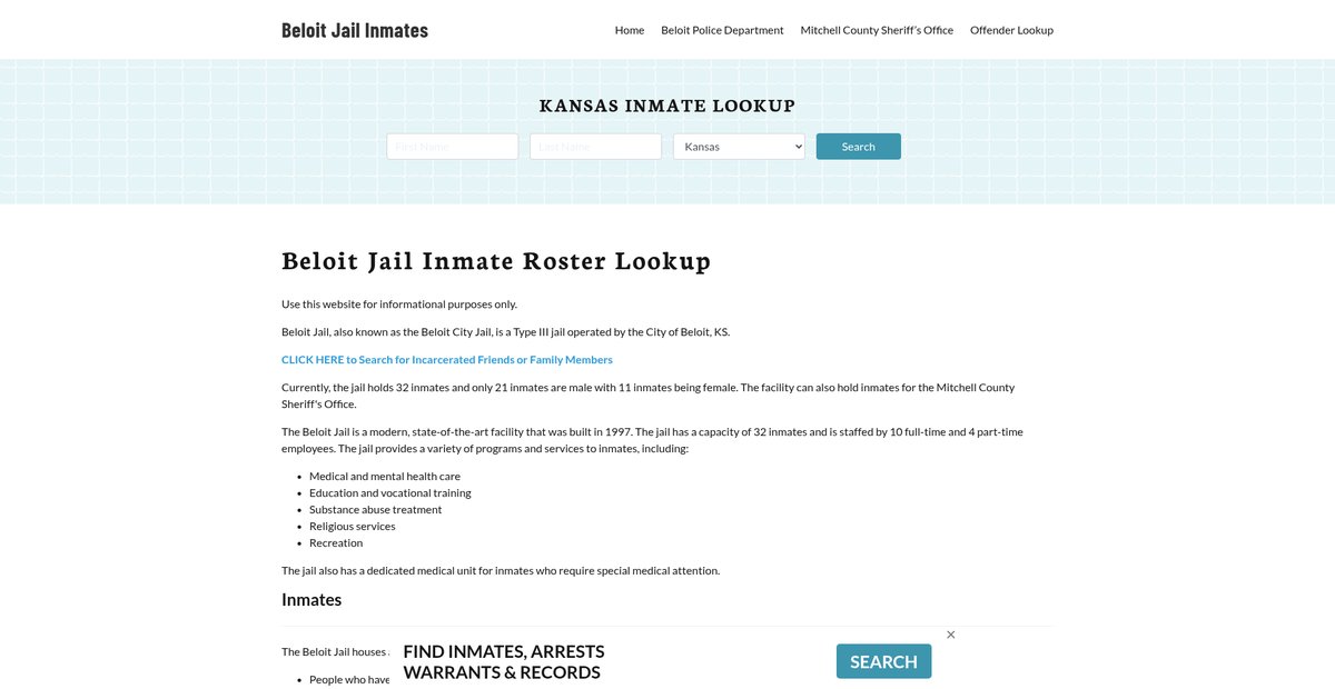 Preview of beloitjail.org