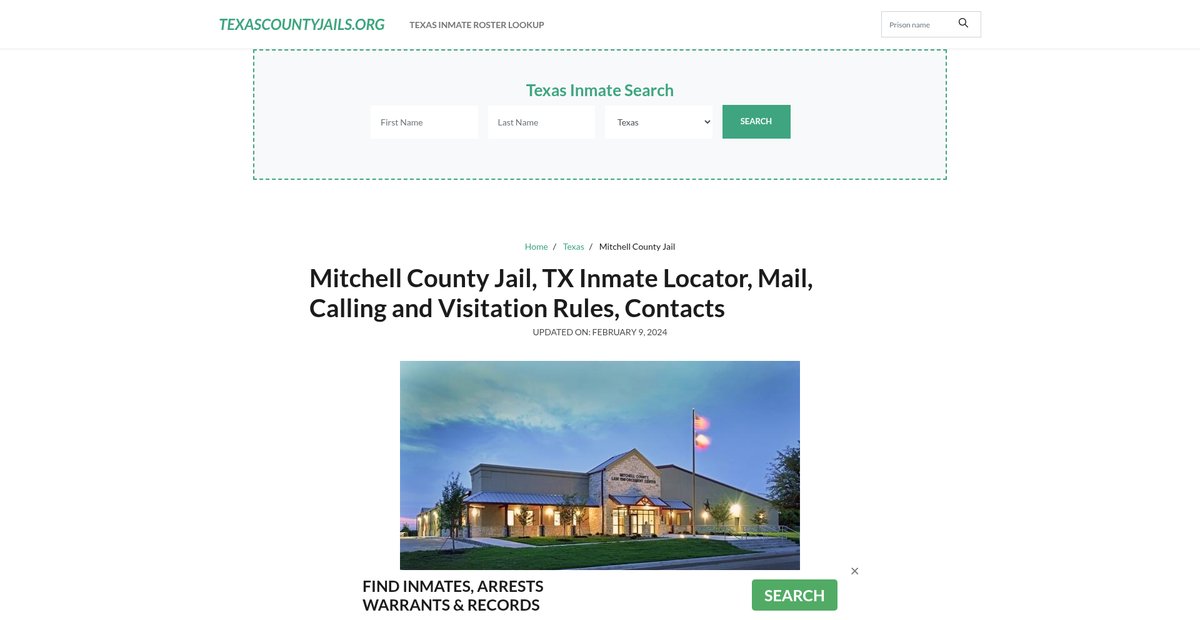 Preview of texascountyjails.org