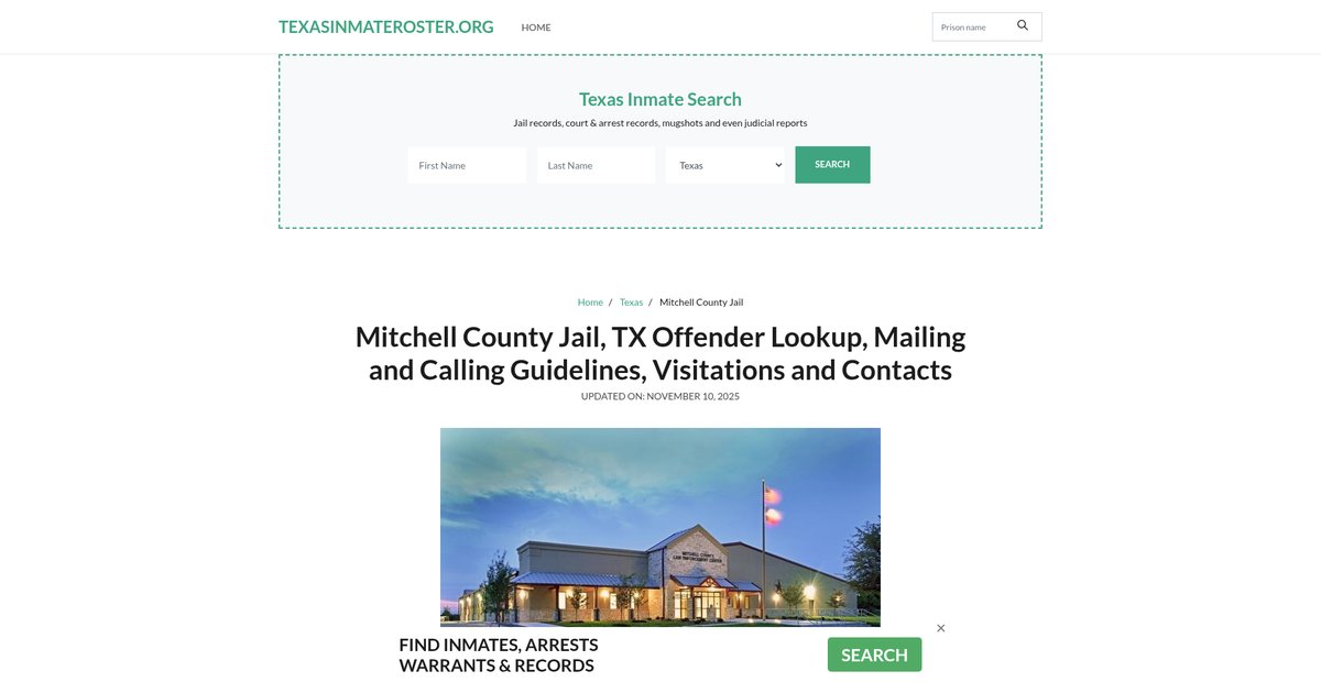 Preview of texasinmateroster.org