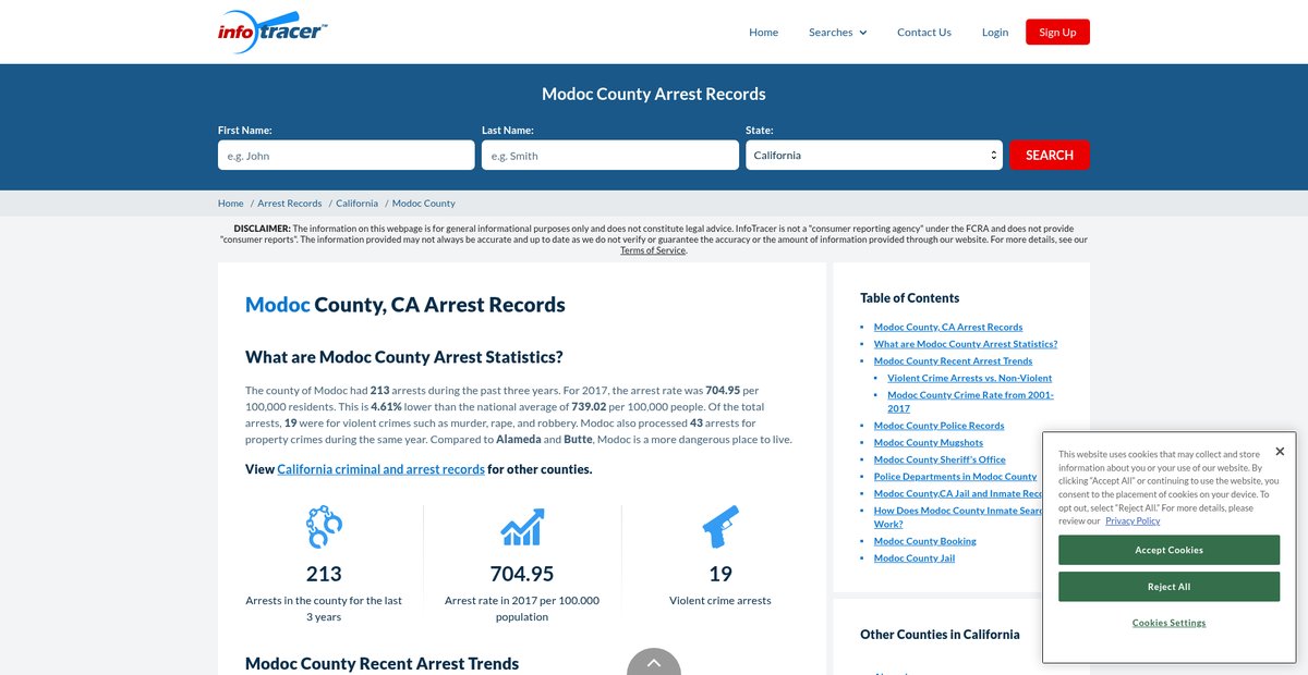 Preview of infotracer.com