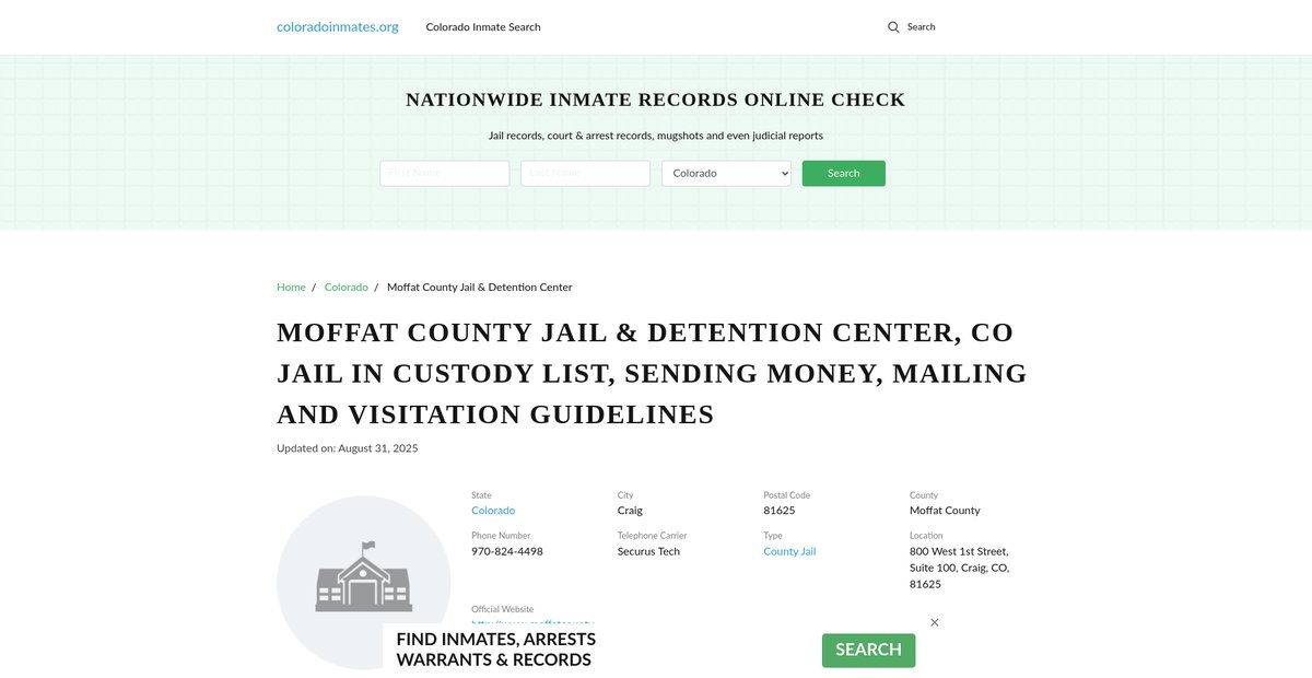 Preview of coloradoinmates.org