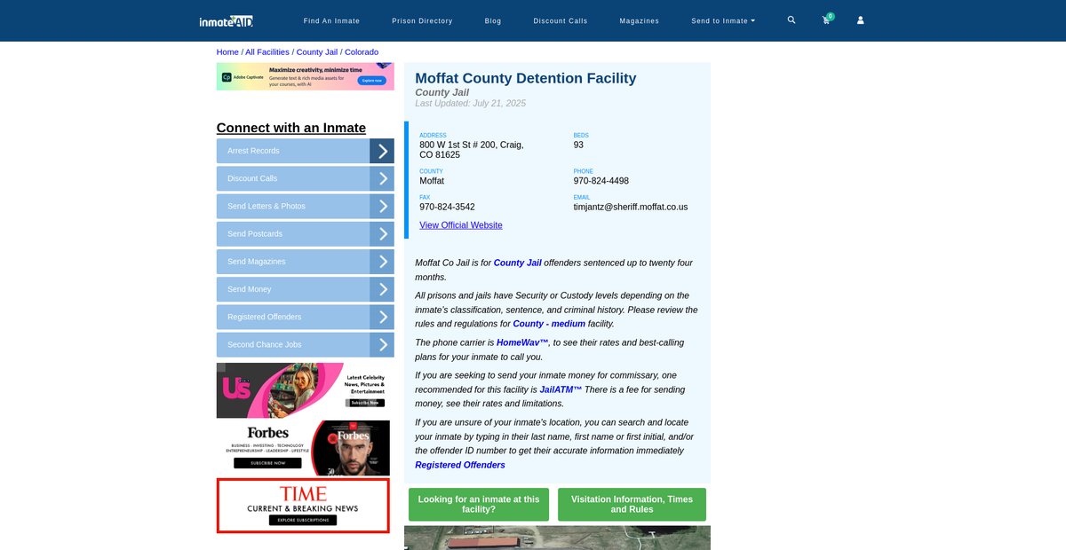 Preview of inmateaid.com